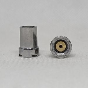 Pil Manyetik Adaptör Değiştirme 510 İplik Mod Yeniden Kullanılabilir Connecter Paslanmaz Çelik Gümüş Kartuş Halkası