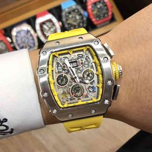 uxury watch Date Luxury Mens Mechanical Watch Authentic Richa Milles Fully Automatic Advanced Sense of Fashion Waterproof Luminous Swiss Movement Wristwatches