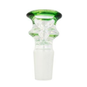 Wasserpfeifen Einfaches Design 14 mm 19 mm Schüssel Glasbongs Tabakkopf wunderbares Geschenk für Sie im Großhandel mit glitzernden Rauchköpfen