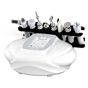 Multi 8 handles oxygen vibration hydra aqua peel gun RF vaccum radio frequency Roller massage portable Oxygen Hydroermabrasion facial machine