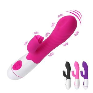 Seks Oyuncak Masajı Olo 30 Hızlı G Spot Vibratör Kadınlar için Dildo Mastürbasyon Tavşan Vajinal Klitoris Stimülatörü Kadın Stimülasyon Oyuncakları