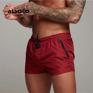 Herren Badeanzug Sexy Bademode Männer Schwimmen Shorts Männer Briefs Strand Shorts Sport Anzüge Surf Board Shorts Männer Badehose 220505