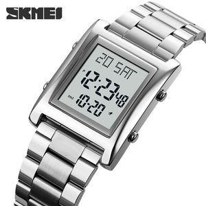 Skmei Digital Watch for Man Luxury Fashion Fulal Steel Electronic Watches Chrono Countdow