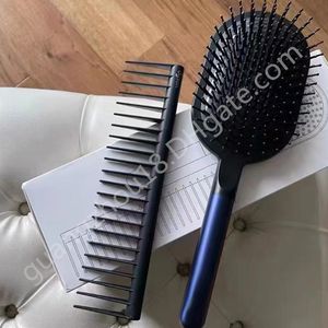 Styling Set Brand Designed Detangling Comb and Paddle Brush 2Color Pink Blue