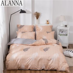 Alanna x 1019 Basılı Katı Yatak Seti Ev Yatak Seti 4 7 PCS Yıldız Ağacı Çiçeği ile Yüksek Kaliteli Güzel Desen T200706