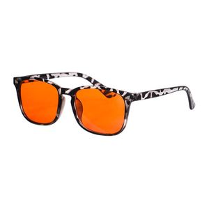 Okulary przeciwsłoneczne niebieskie światło okulary mężczyźni designerski komputer mąż anty -zarazek szklany pomarańczowy obiektyw