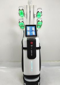 Kraftfull Cryolipolysis Fat Freeze Machine Lipo Laser Cellulite Reduction 40K Cavitation Viktminskning RF Skin åtdragningsmaskiner 5 Cryo Handtag Skönhetsutrustning