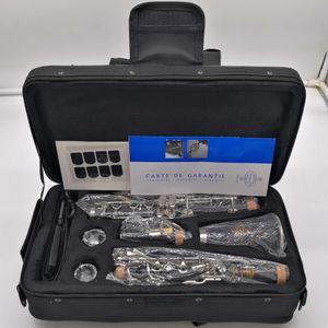 Новый MFC Professional BB Clarinet RC Prestige Bakelite Clarinets Никель -серебряные ключе