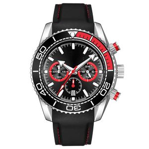 2022SS Quartz Chronograph Mens Watches Mission to Mercury 44mm 44mm本物のブラックナイロンシリコンストラップスーパーラグジュアリージェームスモントレデュルクリミテッド