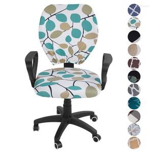 Stuhlabdeckungen Office Gamer Cover Slipcover Sessor Protektor Stretch Seat Jacquard Abnehmbarer Computerkoffer Gaming Multicolor Washablechair