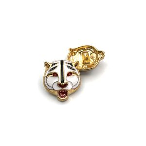 Metal Tiger Head Button для шерсти рубашка животных DIY швейные кнопки высокое качество оптом цена