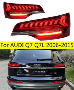 Auto LED-belysningstillbehör för Q7 Q7L 20 06-20 15 TAILLLIGHTER BAKSLAMPLED FOG Ljusuppgradering Turn Signal Driving Lights