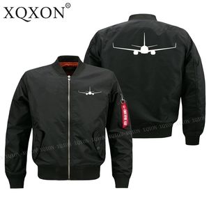 XQXON Новый высококачественный самолет самолета Boeing 737800 Design Man Coats Jackets Men Pilot Jupet Настройка J722 T200502