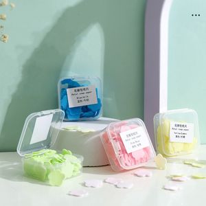 Portable Petal Soap Paper for Travel Hand Sanitizer Gel Antibacterial Scented Soap Bath Flakes Child Hands Washing Soaps