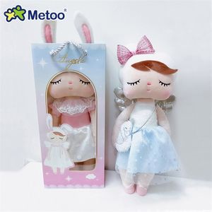 Dolls originais de 34 cm de brinquedos de pelúcia para meninas bebê fofo coelho lindo anjo angela luxuoso animais 220505