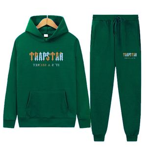 Designer Trapstar Tracksuits Men's Tracksuits 2022 Herrkläderdräkt Sweatshirt Set Suits Brand Tracksuit Casual Sportswear Set Fashion