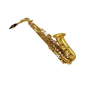 Alto saxofone duplo braço baixo bb b e c com tecla de palmeira ajustável