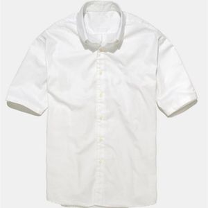 メンズカジュアルシャツHomme大きなカラフルな馬の高品質Camisa Masculina男性半袖ドレス100％コットンHombre Chemises1