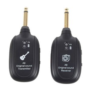 Altoparlanti portatili A8 Wireless System Trasmettitore Ricevitore trasmettitore wireless per chitarra 220420