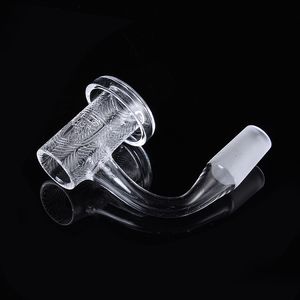 Full Weld Beveled Edge Bangers Smoking Accessories 10 14mm Male Joint 45 90 Degree Unique Quartz Banger Nails Tobacco Tools FWQB11