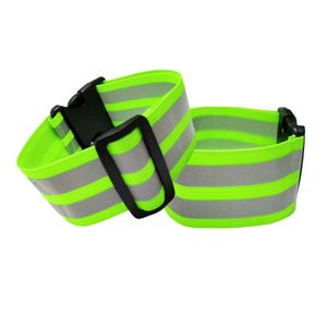 Wholesale reflective arm bands for sale - Group buy Elbow Knee Pads Adjustable Arm Warmer Belt Bike Armband Safety Sports Reflective Strap Snap Wrap Band Drop
