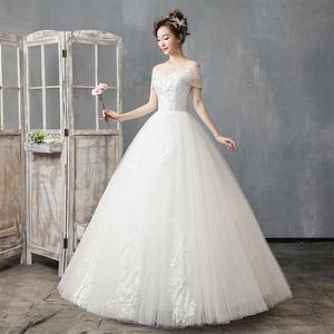 Other Wedding Dresses Off The Shoulder Dress 2022 Heart Light And Simple Plus Size Bridal Gown Floor Lengther