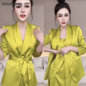 Dress Suits Women Vintage Fashion Clothing Office Lady Formal Business Eleger