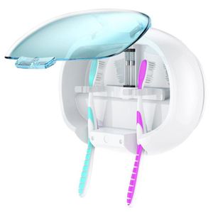 Epacket Portable UV Toothbrush Sanitizer Wall Mounted Toothbrush Holder Sterilizer Electricクリーナーストレージケース用ツール246R