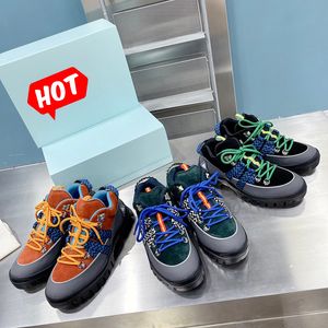 2022 Designerka Kobieta Męskie Buty turystyczne Lanvin z Vibram podeszwa duża wklęsła znak wypukły Gumowa platforma Gumowa dna Dno Non-Slip Dams Sneakers Men Sports Shoe 35-45