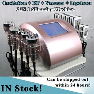 Cavitation Machine Lipo Laser Vakuum RF Slantmaskiner Fat Reduktion Viktförlust Skönhetsutrustning