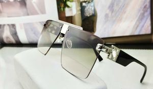 2023 marke Sonnenbrille Designer Übergroßen Quadratischen Sonnenbrille Männer Frauen Mode Flache Top Gradienten Gläser Männer 7 Farben