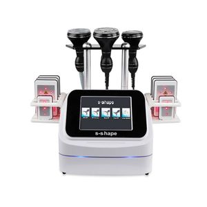 Snabbeffekt 6 i 1 Lipo Laser RF Beauty Salon Slim Equipment Ultrasonic Cavitation Slimming Machine