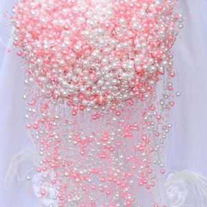 Ghirlande di fiori decorativi Imitazione perline Perline Catena Trim per fai da te Gypsophila Ghirlanda Decorazione per feste di matrimonio Risultati di gioielli Accessori artigianali