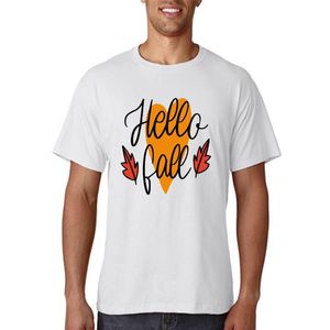 Men's T-Shirts Happy Halloween Thanksgiving Print Women Cartoon Female Fall Autumn Lovely Season 90s T-Shirt Tops Tshirt Graphic TeesMen's