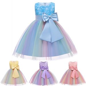 Girl's Dresses 2-8Y Kids Girls Princess Dress For Tutu Gown Party Costume Wedding Birthday Children's Clothing