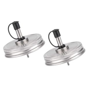 Mason Jar Pour Spout Lids set 1 Pcs Regular Mouth with Caps for Olive Oil Cocktail Dispenser and Salad Dressing Shaker