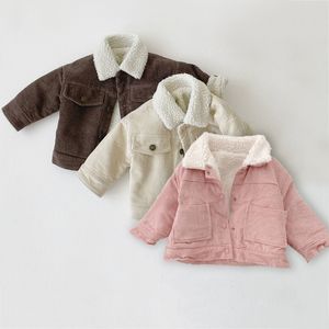 Barnjackor tallar varm Autumn Winter Girl Boy Baby Clothes Barn Sport Suit Outfits Fashion Toddler Clothing 220826