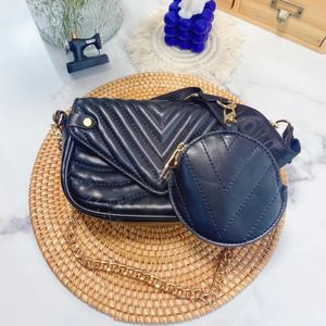 새로운 스타일 v 줄무늬 유명한 디자이너 가방 여성 패션 핸드백 크로스 바디 토트 쇼핑 토트 2 피스 동전 지갑 어깨 어깨 고품질 평범한 멋진 지갑
