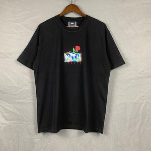 T-shirt Kith Box Casual Men Donne da 1 a 1 Tanda Kith Shirt Floral Stampa Floral Daily Men Tops Wholesale di alta qualità Y1