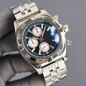 يشاهد Mens Watch Multifunctional Quartz Movement 43 مم Sappire Business Wristwatch Montre de Luxe