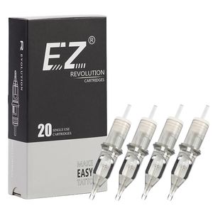 EZ Revolution Tattoo Needles Cartridge Okrągłe liniowce # 10 0.30 MM L-Taper 5.5mm do uchwytów maszyny 20 sztuk / Box 220316