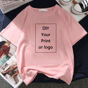 T-shirt con stampa personalizzata estiva da donna fai-da-te Your like P o o Pink Top Tees T-shirt con processo di trasferimento di calore abbigliamento femminile 220614