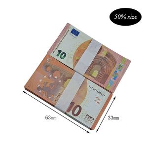 50 Rozmiar Prop euro dostawy imprezowe Fałszne pieniądze film Killety Zagraj w kolekcję prezenty domowe dekoracja token gier faux kęs