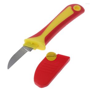 Professional Hand Tool Sets 1Pcs Electrician Knife Cutting Off Repairing Hook Plastic Handle Drop ShipProfessional