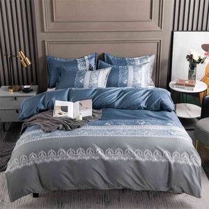 Set copripiumino semplice con stampa floreale tinta unita Queen High Qulity Single Double Bedding King Size Trapunte in poliestere