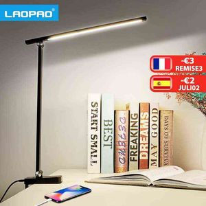 Wholesale timing book for sale - Group buy LAOPAO Long Arm Table Lamp Led Flexible Timing Touch Dimming Desk Lamp Clip Book light For Reading Bedroom Color Modes Light H220423