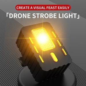 Luci stroboscopiche Drone a 4 colori Intelligente UAV Volo notturno LED Flash Light Lampada di segnalazione di avvertimento ricaricabile Lampeggiante stroboscopico anticollisione