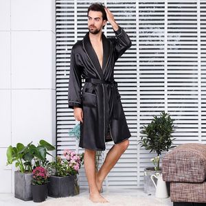 Areta de dormir masculino Designer de luxo de luxo de seda quimono robe novidade