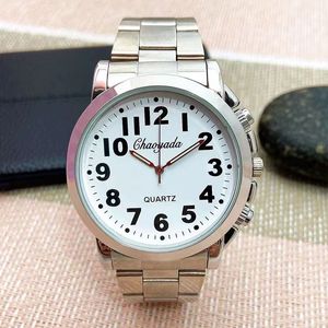 Luxury feminino assiste simples número grande do dia das mães assistir damas de meia-idade e idosos quartzo eletrônico à prova d'água SDG