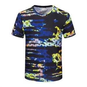 22SS High Qaulity Summer Mens 디자이너 티 셔츠 패션 캐주얼 커플 짧은 슬리브 티 편안한 파리 남자 티셔츠#46